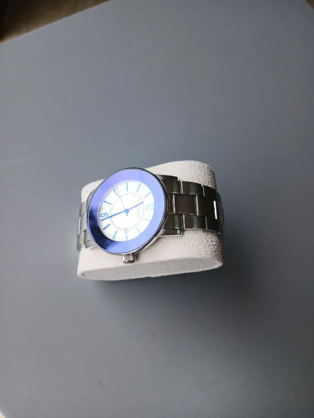 Stuhrling watch - Blue stainless steel